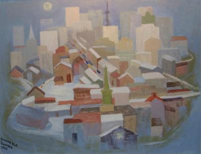 Sample artwork by Yvonne McKague Housser (1897 - 1996), known for landscape, figure, portrait and abstract painting - View similar artists and auction records